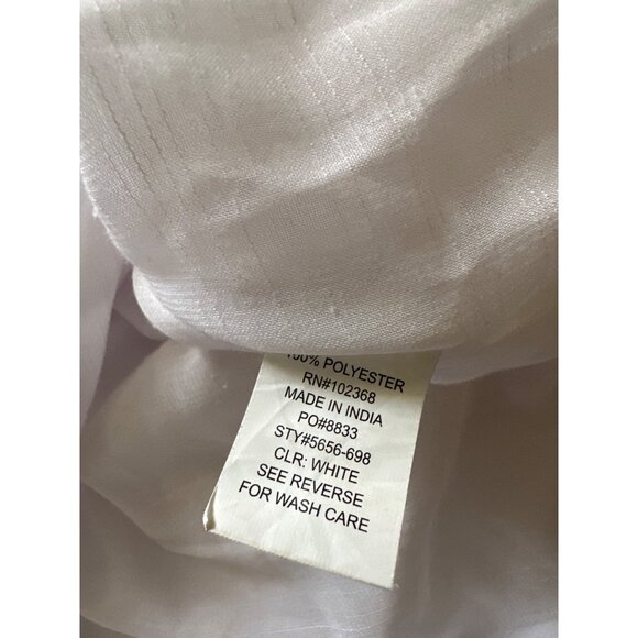 💖Club Z Collection White Ruffled Kaftan Open Front Kimono - Picture 9 of 10